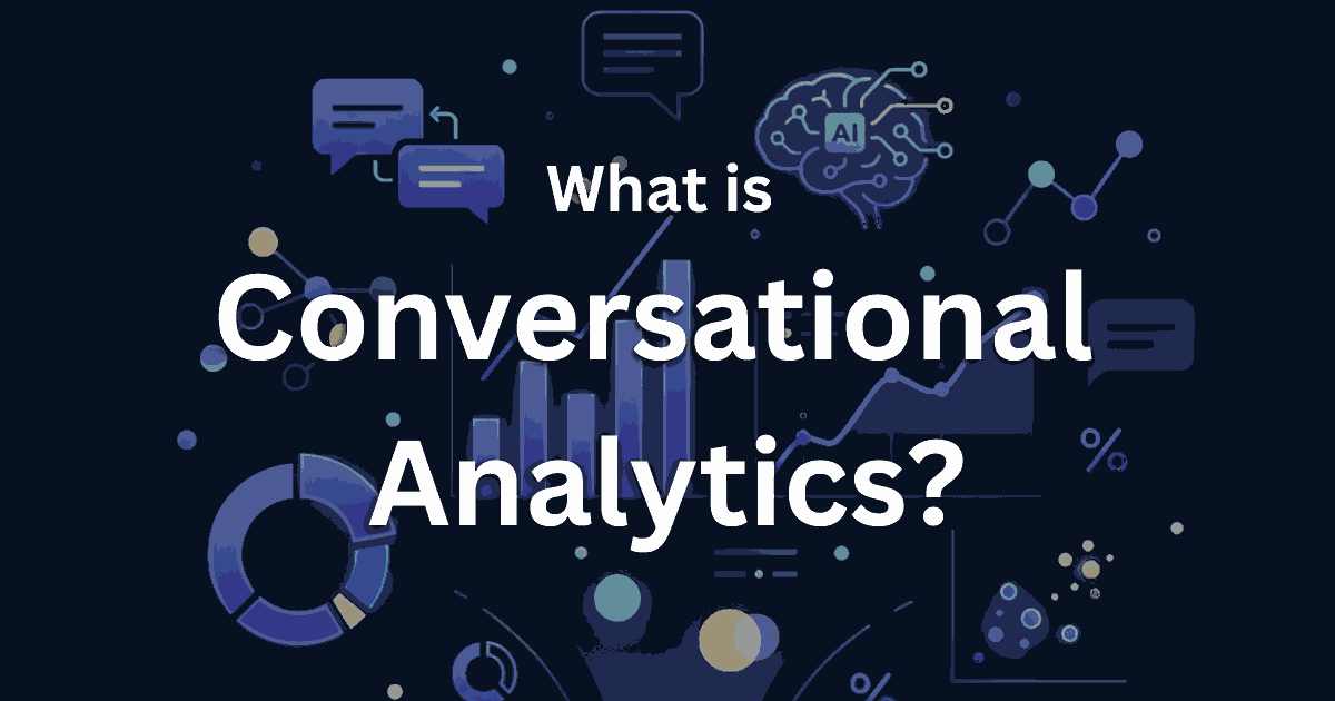 Conversational Analytics — Data visualizations emerging from a chat interface